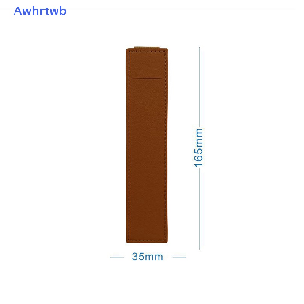 Túi Đựng Bút Bằng Da PU Co Giãn Nhiều Màu 8-1.5 Inch Mới