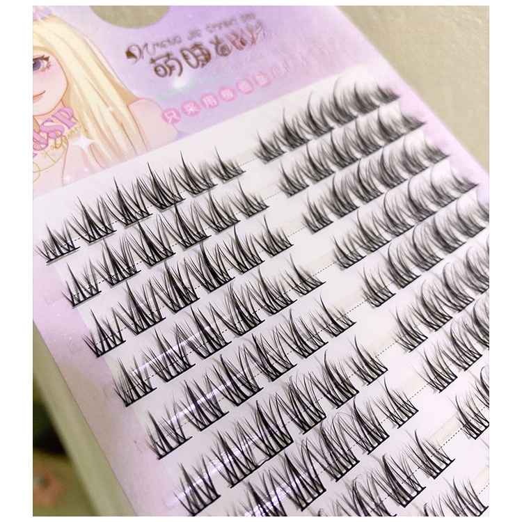 Hộp Lông Mi Giả 10 Hàng Dày Tự Nhiên Kích Thước Lớn