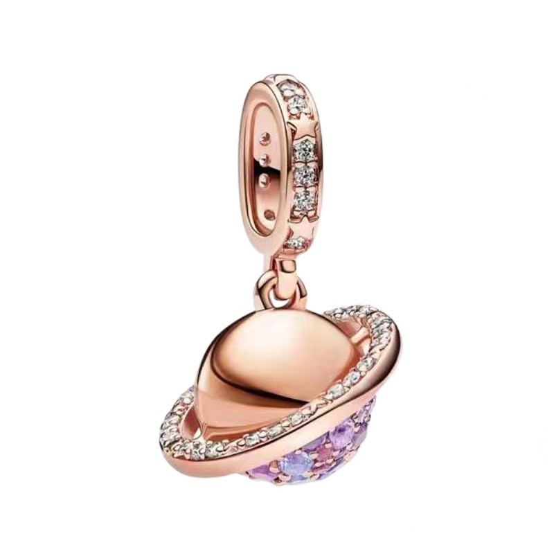 Mặt Dây Chuyền Bạc 925% Hình Bánh Donut Chất Lượng Cao Pandora2023
