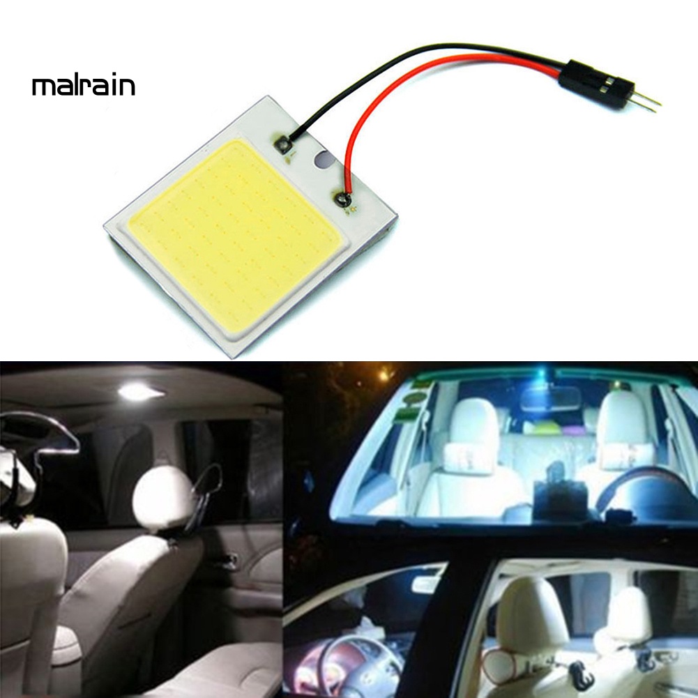 Bảng Đèn LED COB 48 SMD 4W 12V Ánh Sáng Trắng Chuyên Dụng Cho Xe Hơi