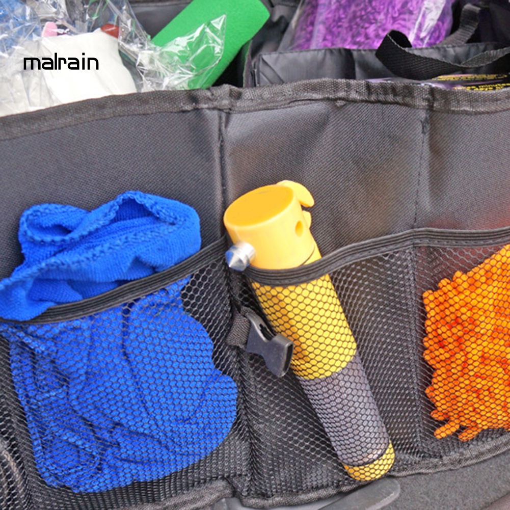 Túi Đựng Đồ Chơi / Thực Phẩm Sức Chứa Lớn Có Thể Gấp Gọn Tiện Dụng Cho Xe Hơi / Xe