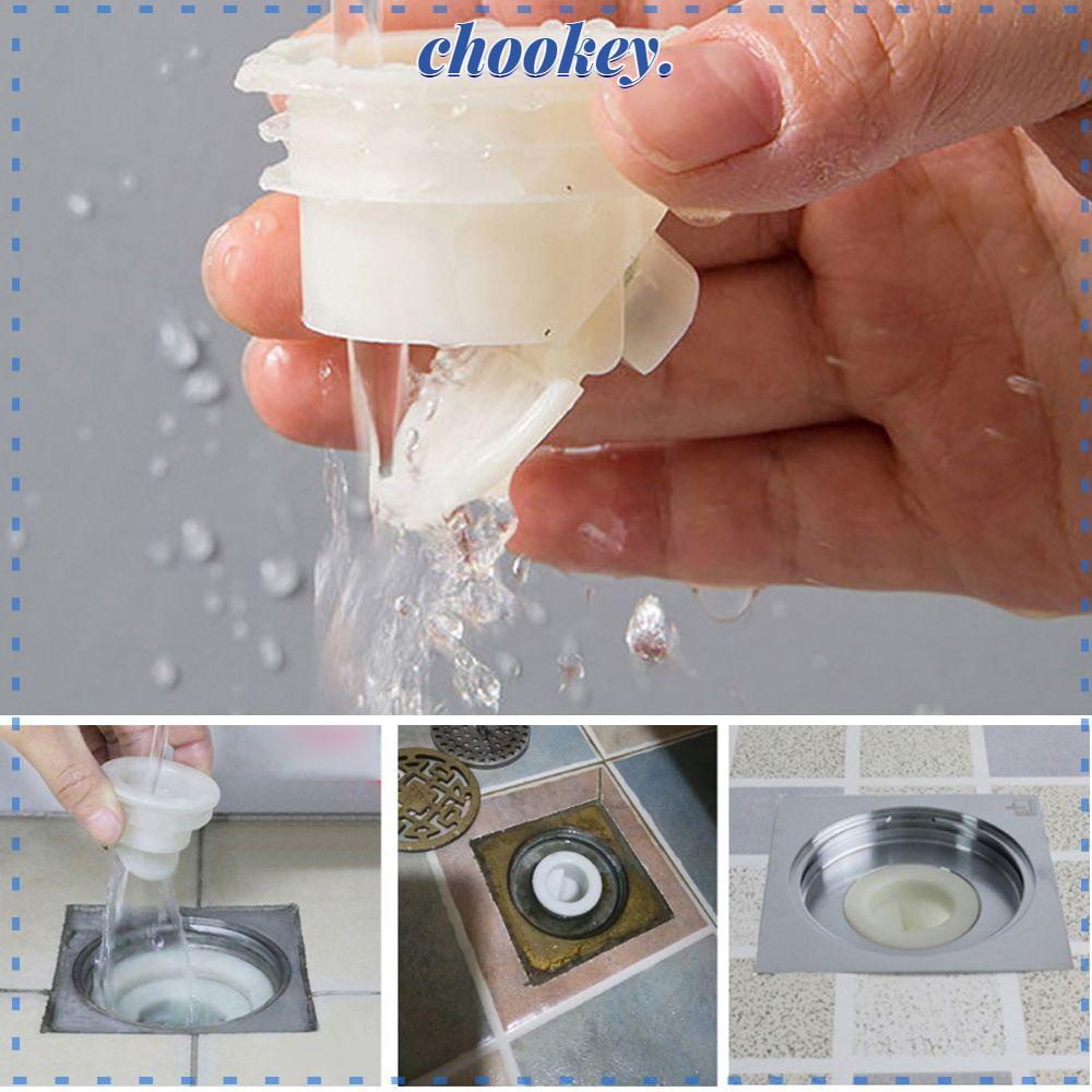 Set 5 Nắp Đậy Cống Thoát Nước Một Chiều Chống Côn Trùng Tiện Dụng