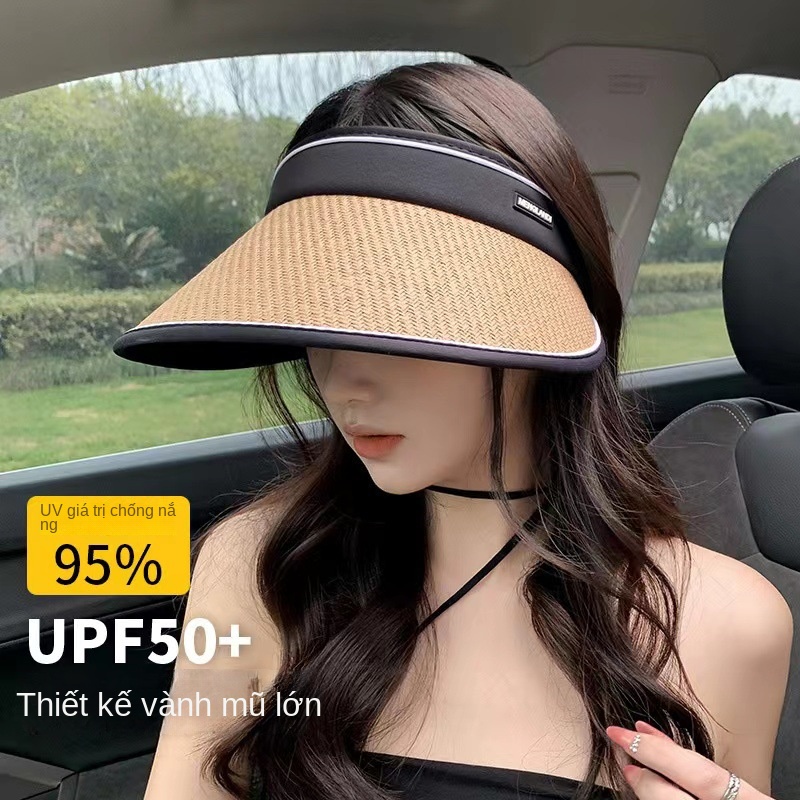 Mũ Chống Nắng Rộng Vành Có Thể Gấp Gọn Tiện Dụng Cho Nữ