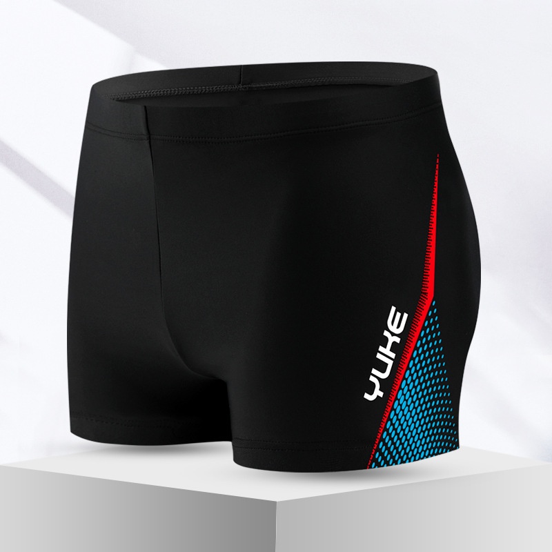 Quần bơi nam - bé trai lớn, hiệu YUKE chất vải co giãn 4 chiều, phong cách thể thao năng động có size từ 40kg đến 65 kg