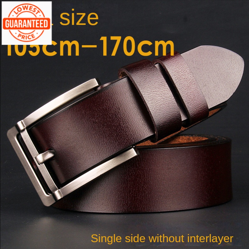 Dây Nịt Da Bò Dài 150cm Cài Khóa Thời Trang Dành Cho Nam Giới