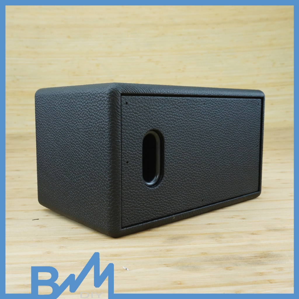 Box loa bọc da hoàn thiện 260x150x170mm ghép loa 3inch thông hơi dáng acton