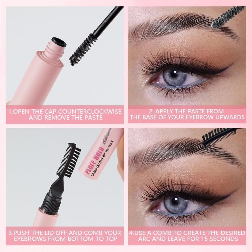 Kem Kẻ Lông Mày Pudaier Tạo Kiểu Ba Chiều Tự Nhiên Không Màu Kèm Lược