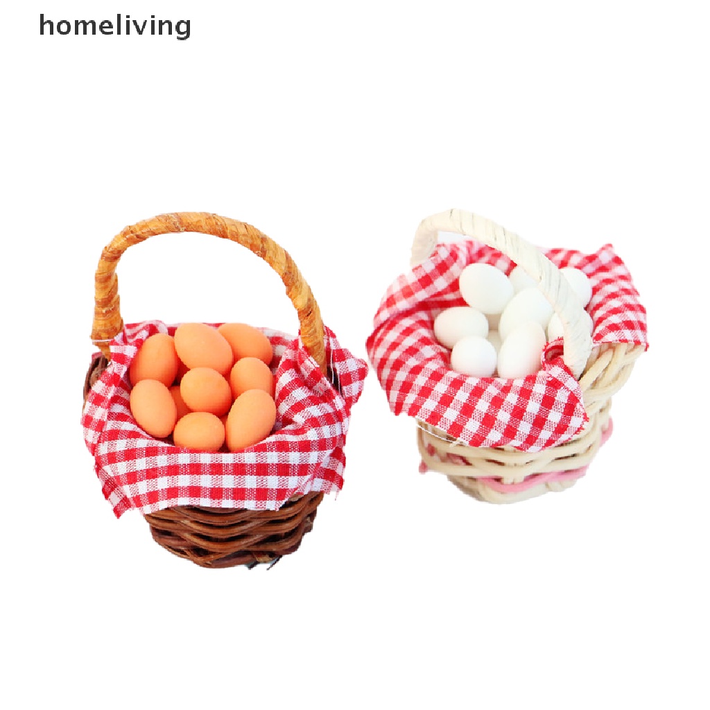 1 Bộ Rổ Đựng Trứng 1: 12 Dành Cho Nhà Búp Bê