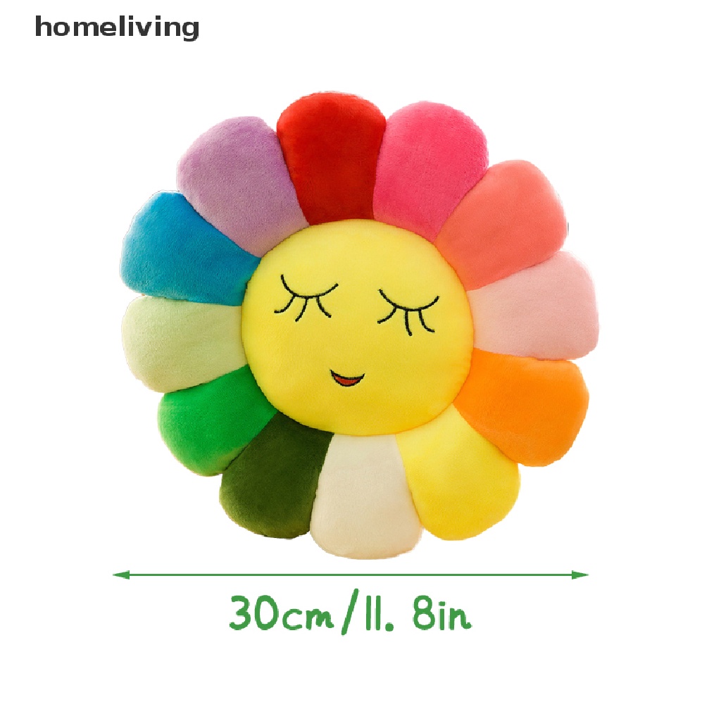 Gối Đệm Ghế Sofa Hình Hoa Hướng Dương Hoạt Hình Biểu Cảm Vui Nhộn Trang Trí Nhà Cửa