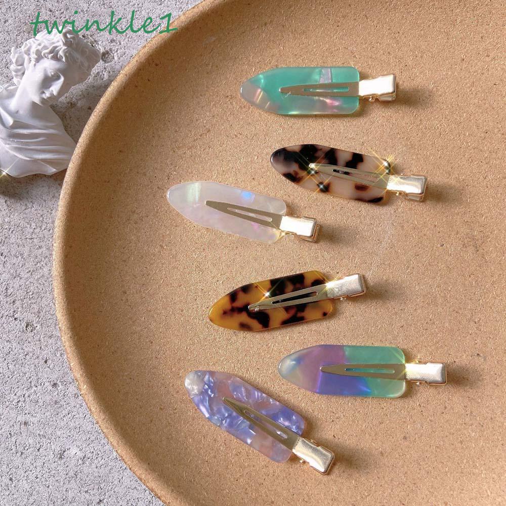 Kẹp Tóc Không Đường May Họa Tiết Da Báo Phong Cách Hàn Quốc