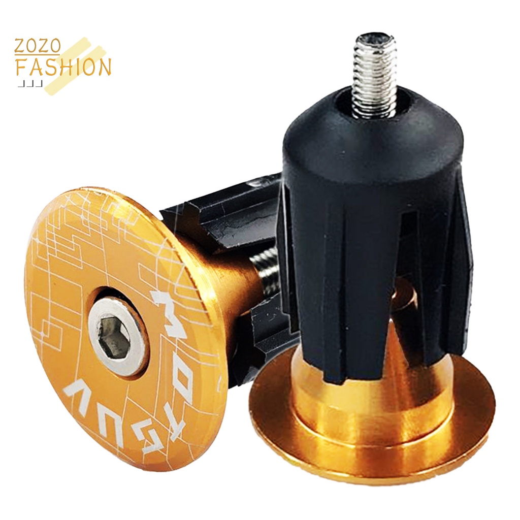 Bộ 2 Nút Gắn Tay Cầm Xe Đạp Leo Núi Bằng Hợp Kim Nhôm Chất Lượng Cao