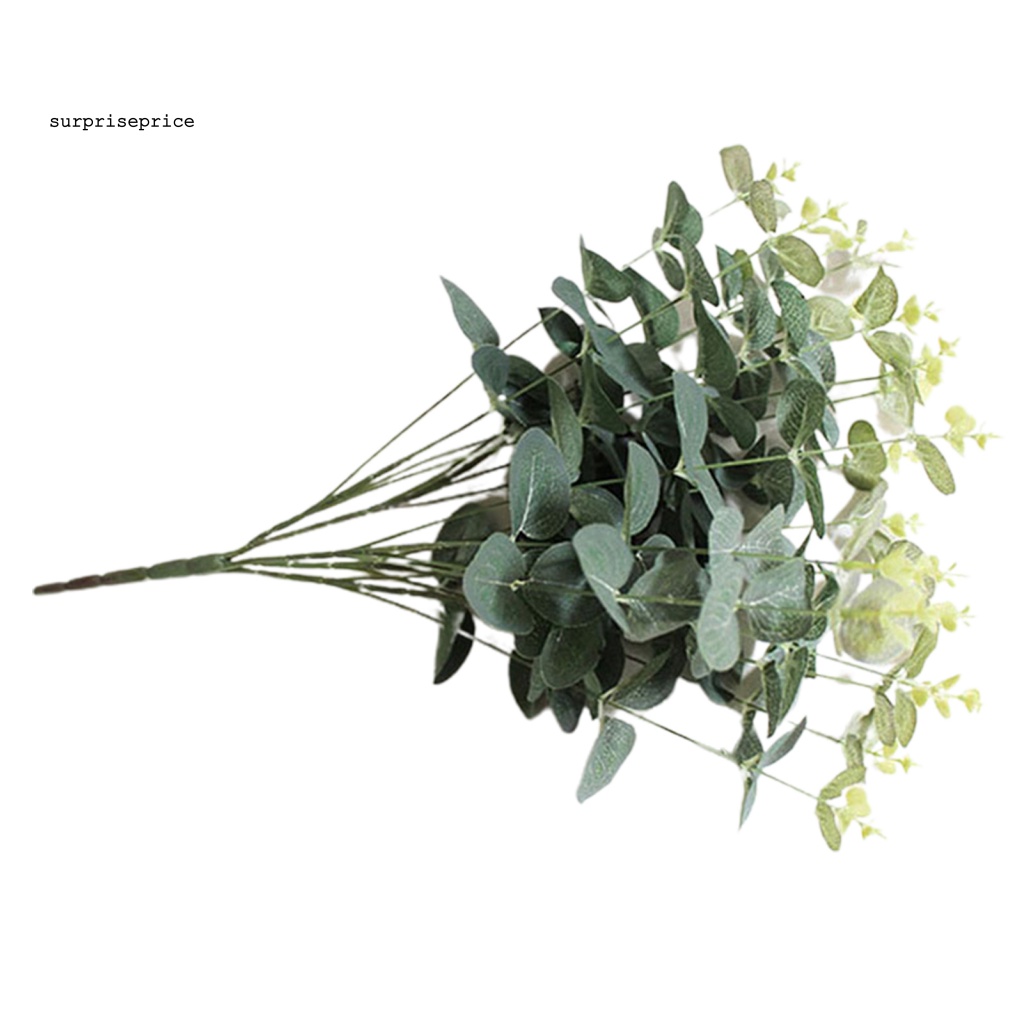 1 Bó Lá Bạch Đàn Nhân Tạo Bằng Nhựa Cho Trang Trí