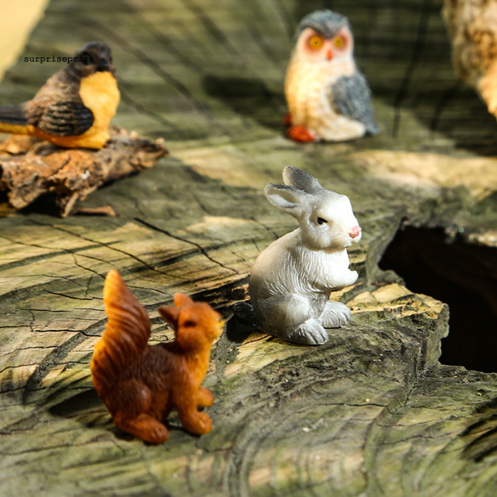 Spa Set 10 Bức Tượng Gnomes Vẽ Tay Cho Nhà Búp Bê