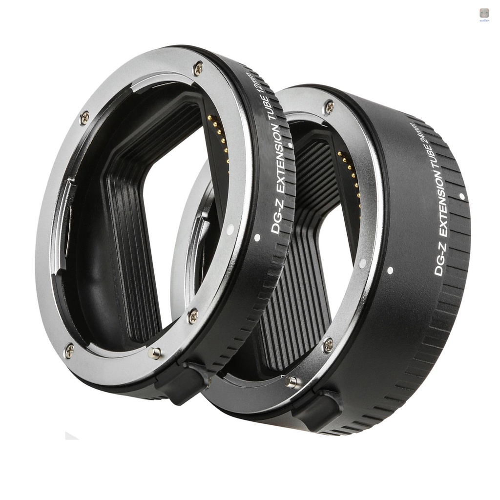 Ống Nối Dài Macro Tự Động 12mm 24mm Kèm Vòng Kim Loại Cho Máy Ảnh TTL