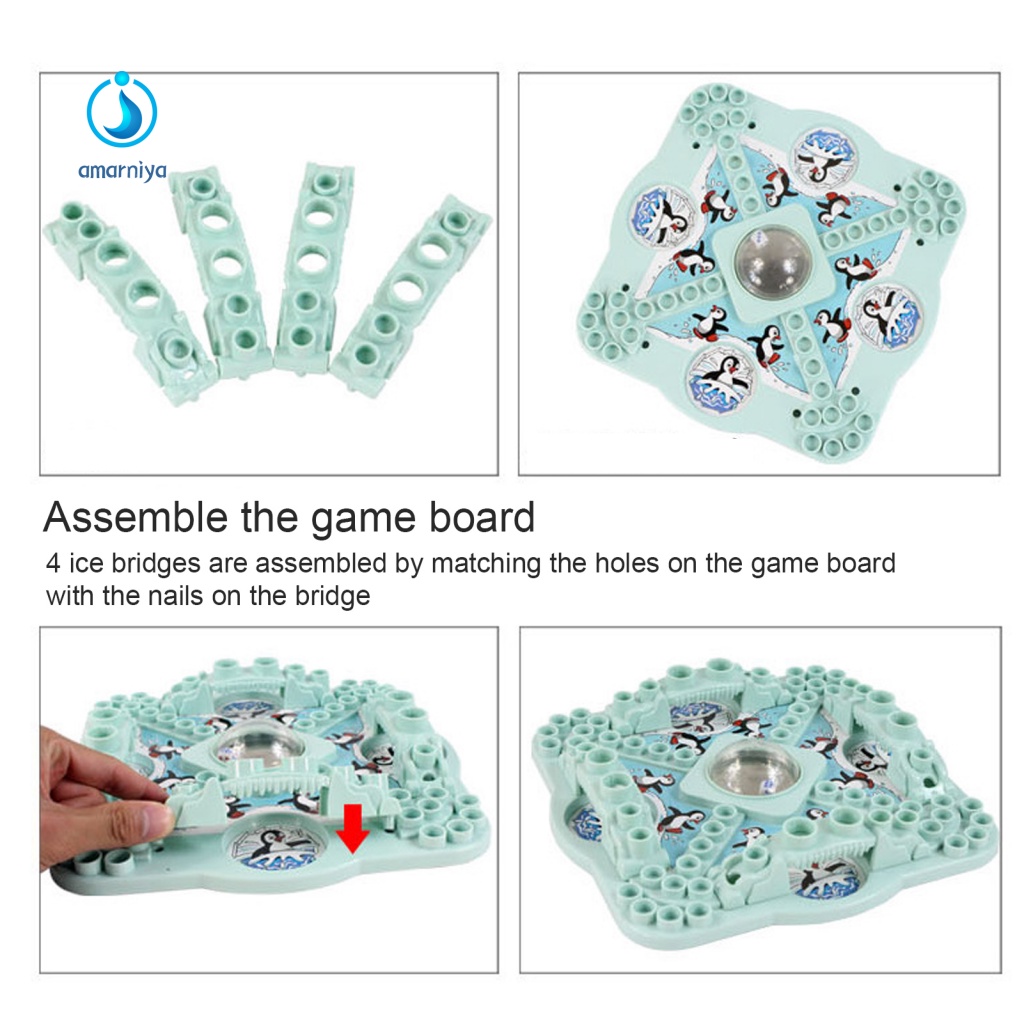 Bộ Trò Chơi Cờ Chim Cánh Cụt Bay Vui Nhộn Cho Bé