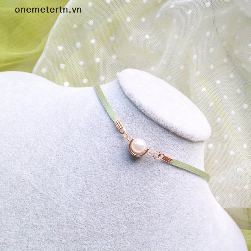 Vòng Cổ Choker Vải Nhung Mặt Hình Trái Tim Dễ Thương Cho Nữ