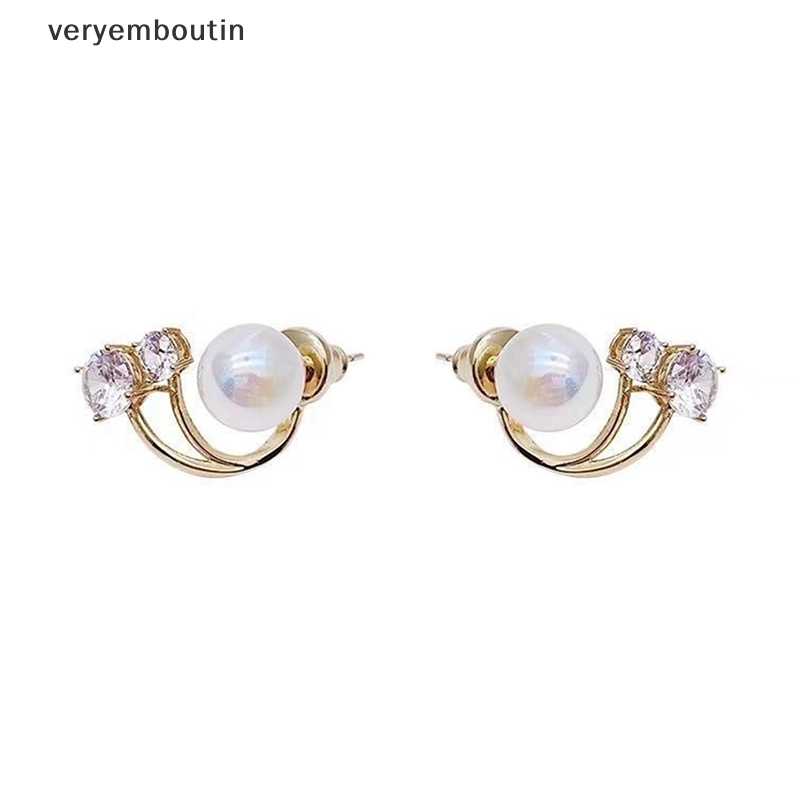 Bông Tai Đính Ngọc Trai Thời Trang Dành Cho Nữ