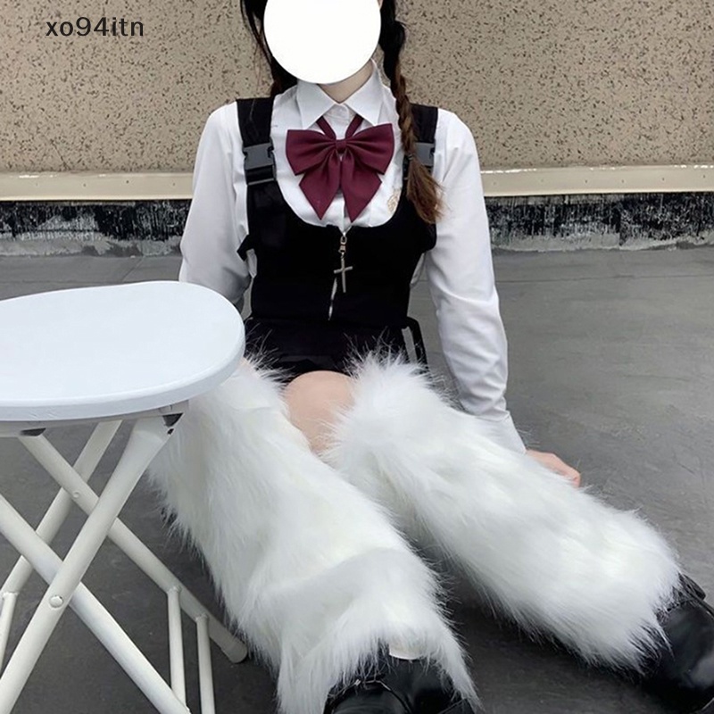 Vớ Dài tn Màu Trơn Giữ Ấm Chân Phong Cách Gothic Harajuku Nhật Bản Dễ Thương Thời Trang Cho Nữ