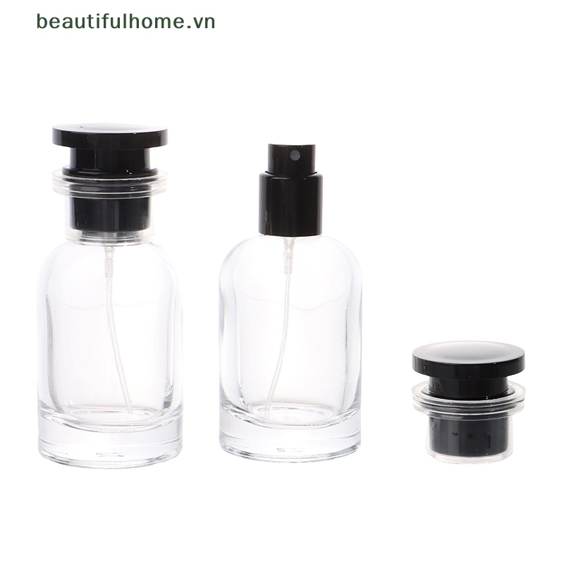 1 Lọ Thủy Tinh Rỗng Trong Suốt Dung Tích 30ml Dùng Khi Đi Du Lịch
