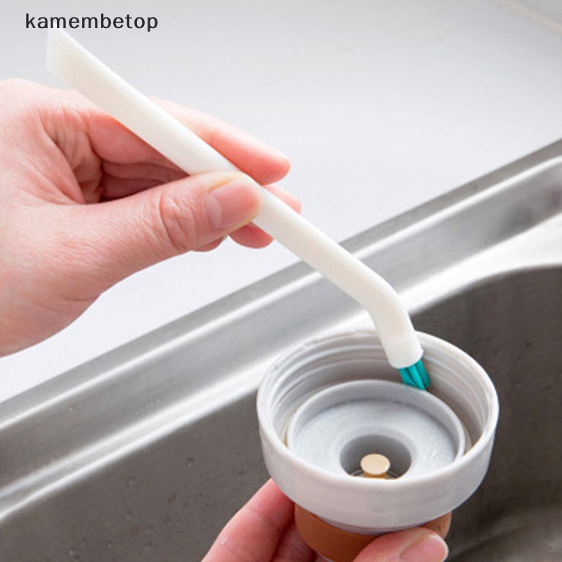 Set 2 Bàn Chải Vệ Sinh Bình Sữa Em Bé Tay Cầm Dài Tiện Dụng