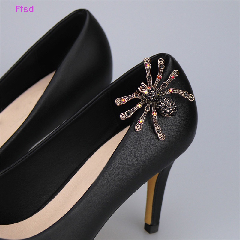 {Ffsd} Phụ Kiện Khóa Giày Hình Nhện Thời Trang Trang Trí Cho Nữ * Bán Chạy