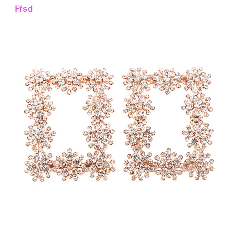 1 Cặp Kẹp Đính Đá Trang Trí Giày Cao Gót Cho Cô Dâu