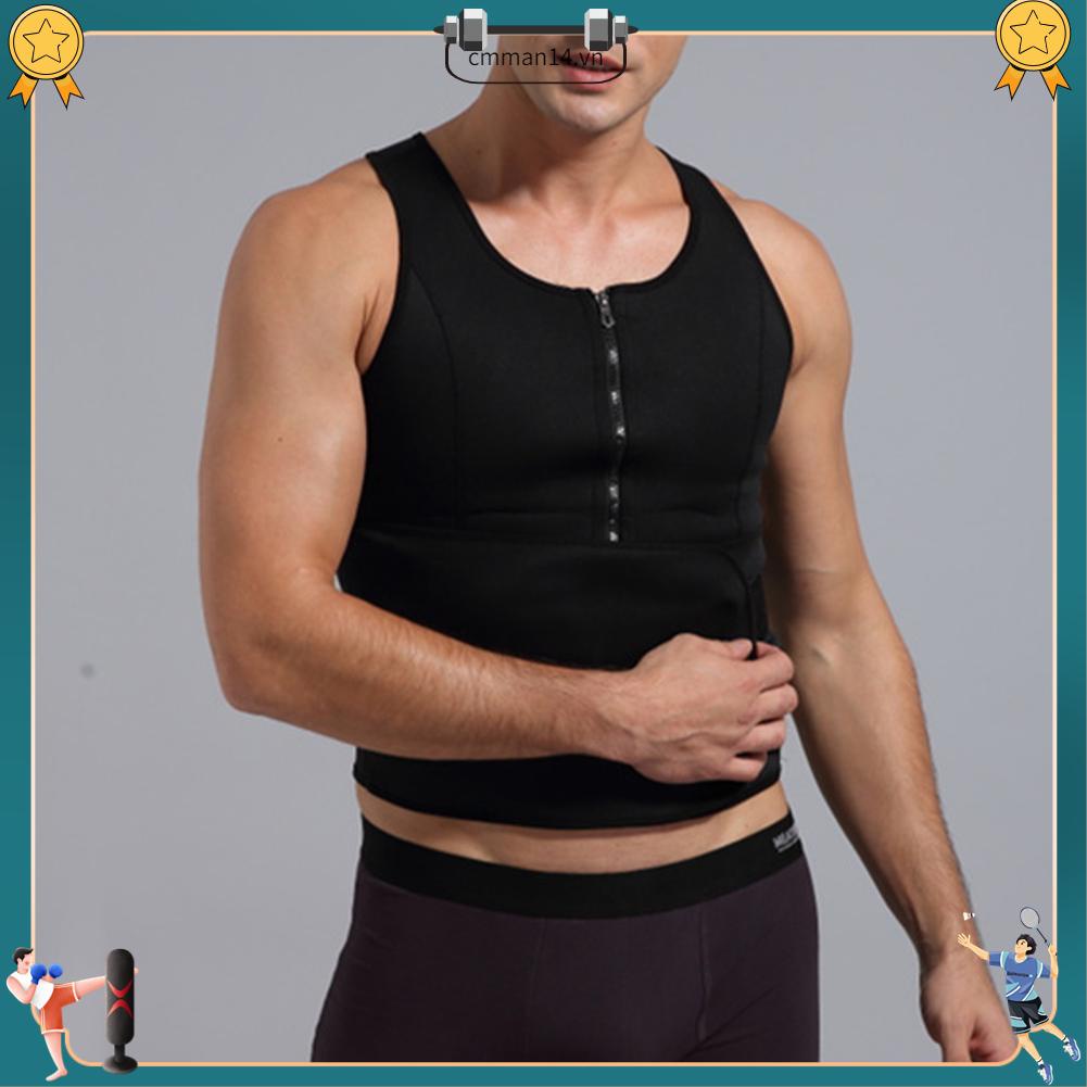 Sportime Người Eo Huấn Luyện Dây Kéo Tập Mồ Hôi Xông Hơi Bụng Điều Khiển Đai Chỉnh Toàn Thân Áo Vest Cho Đi Bộ Xe Chạy Xây Dựng Cơ Thể