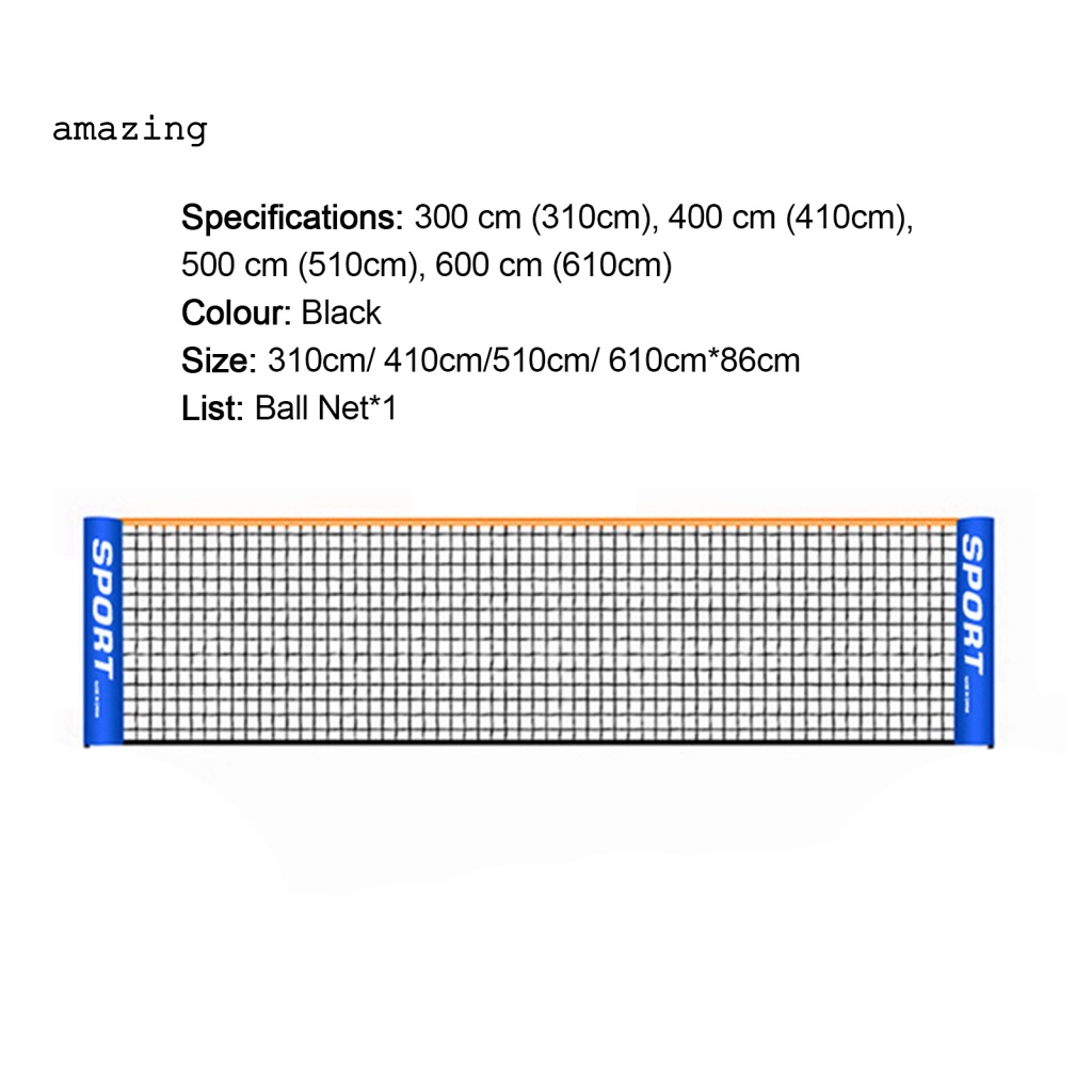 Lưới Chơi Cầu Lông / Tennis / Bóng Đá Di Động Bằng PE Co Giãn