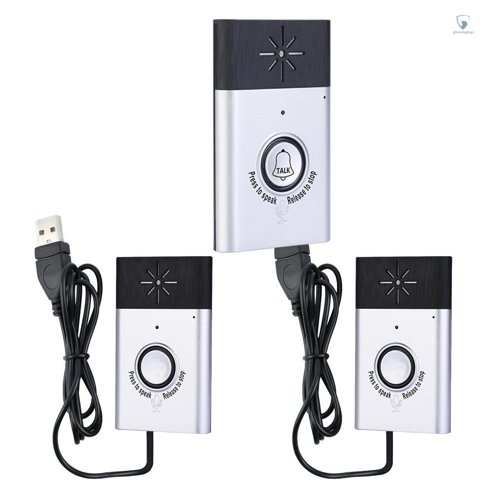 Chuông Cửa Liên Lạc Điện Đàm Không Dây 2 Chiều Kèm 1 * Nút Đơn Vị 2 * Nhận Tín Hiệu Trong Nhà / Ngoài Trời Thông Minh