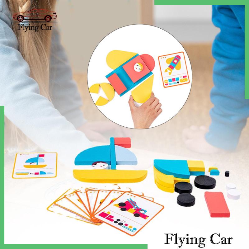 [Lzdjfmy2] Bộ Xếp Hình Montessori Cho Bé Từ 3 Tuổi