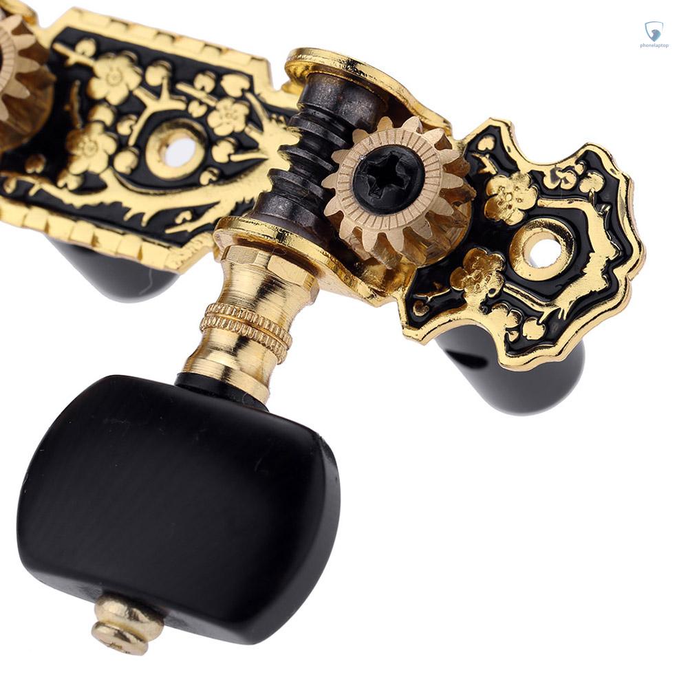 Set 1 Cặp Chốt Chỉnh Dây Đàn Alice AO-020HV3P Trái + Phải + Phải Màu Vàng / Đen Chuyên Dụng Cho Đàn Guitar Cổ Điển