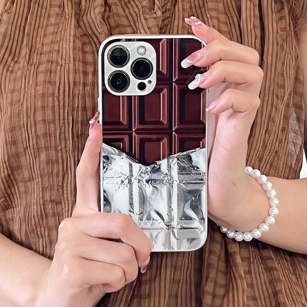 Ốp Điện Thoại TPU Dẻo Màu Bạc Thời Trang Chống Rơi Cho iPhone 14 13 12 11 PRO MAX