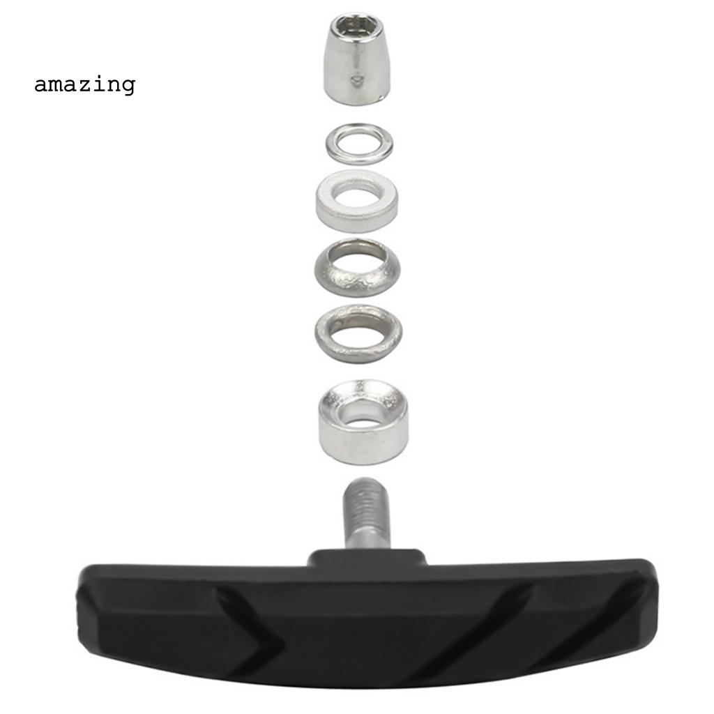 1 Cặp Má Phanh Xe Đạp Leo Núi Hình Chữ V Bằng Cao Su Bền