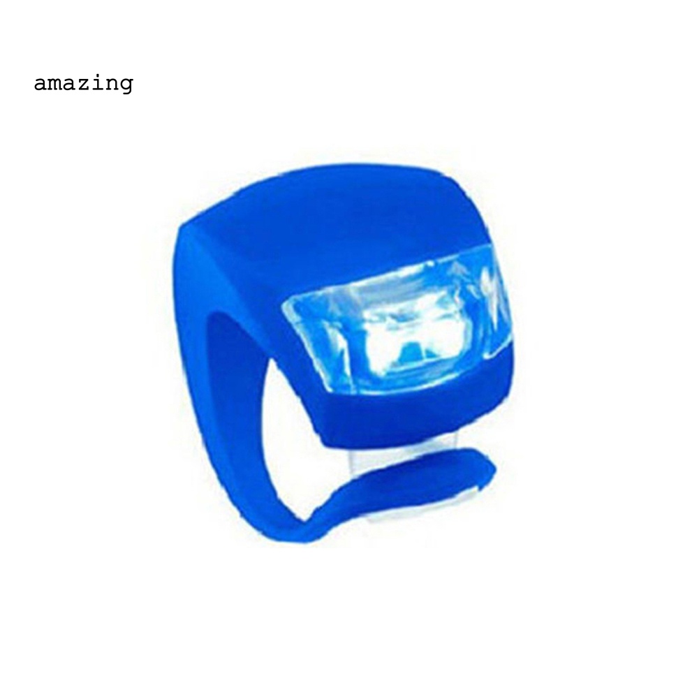 Đèn LED Silicone 3 Chế Độ Gắn Phía Sau Xe Đạp Leo Núi