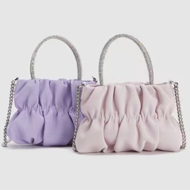 Túi Đeo Chéo Vai Hình Đám Mây Đính Đá Thời Trang Dành Cho Nữ