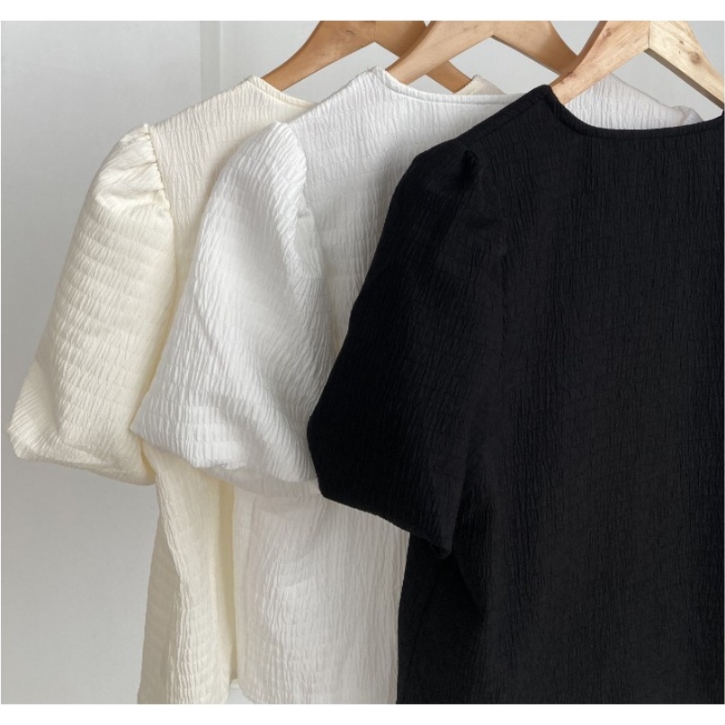 SUXI Áo Sơ Mi Tay Ngắn Cổ Vuông Quyến Rũ Thời Trang Hè Cho Nữ