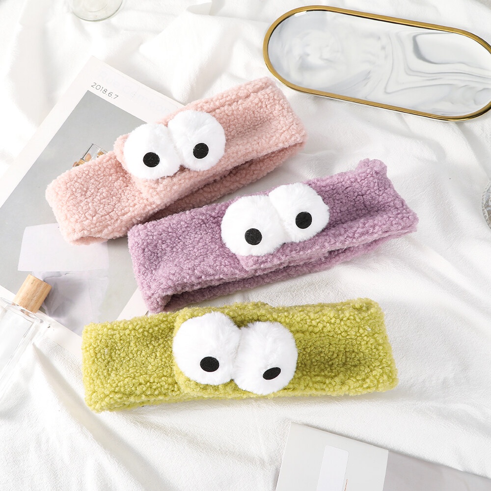 Băng đô cài tóc rửa mặt 26cm Màu Trơn Đơn Giản Dễ Thương