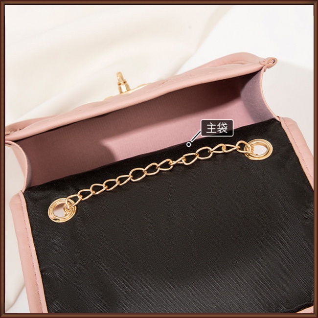 Túi Đeo Chéo Da Pu Dây Mắt Xích Mềm Thoải Mái Có Thể Điều Chỉnh Thời Trang Cho Nữ