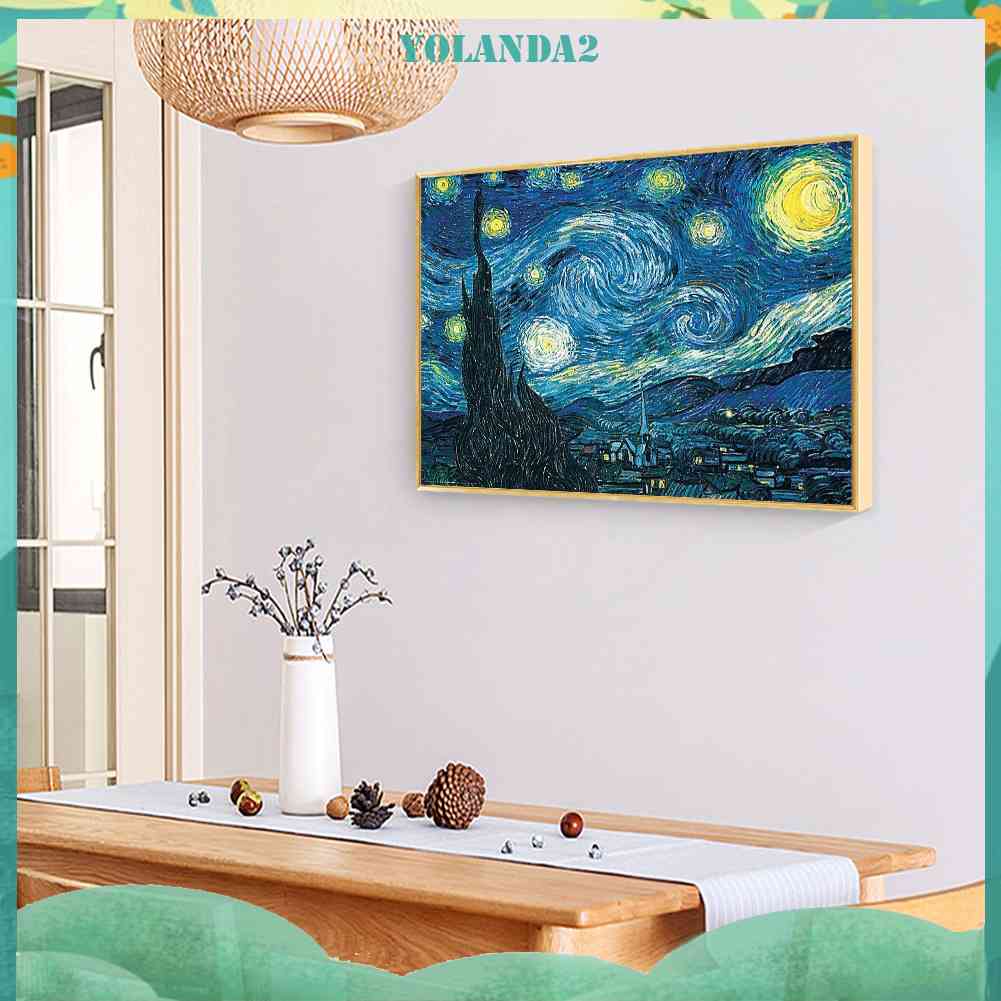 Bộ Tranh Đính Đá 5D Họa Tiết Bầu Trời Đầy Sao Độc Đáo DIY Dùng Trang Trí