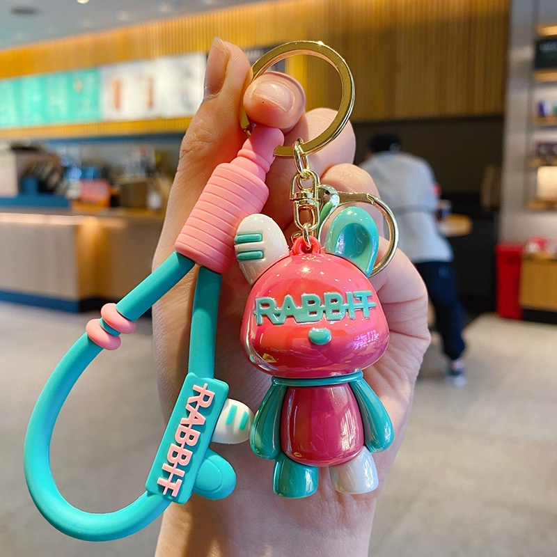 Hoạt Hình Móc Khóa Hình Thỏ Hoạt Họa Đáng Yêu