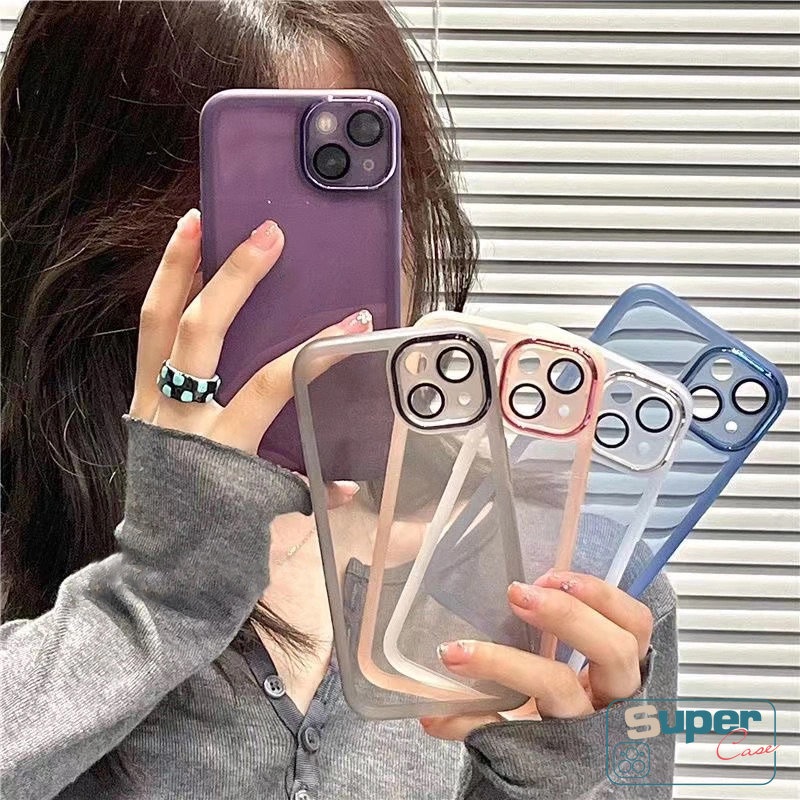 Ốp Điện Thoại Mạ Kim Loại Chống Sốc Cho iPhone 7Plus XR 11 13 14 12 11 Pro Max 8Plus X XS Max 7 8 Plus