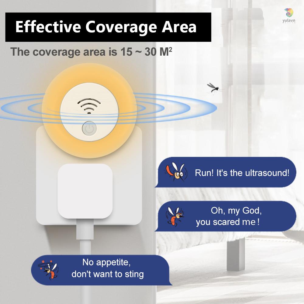 Máy Đuổi Côn Trùng Bằng Sóng Siêu Âm Tiện Dụng