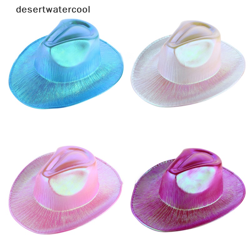 Devn Mũ Cao Bồi Rộng Vành Đính Ngọc Trai Lấp Lánh Ánh Sáng Nhấp Nháy Kiểu Cao Bồi Phương Tây Mart