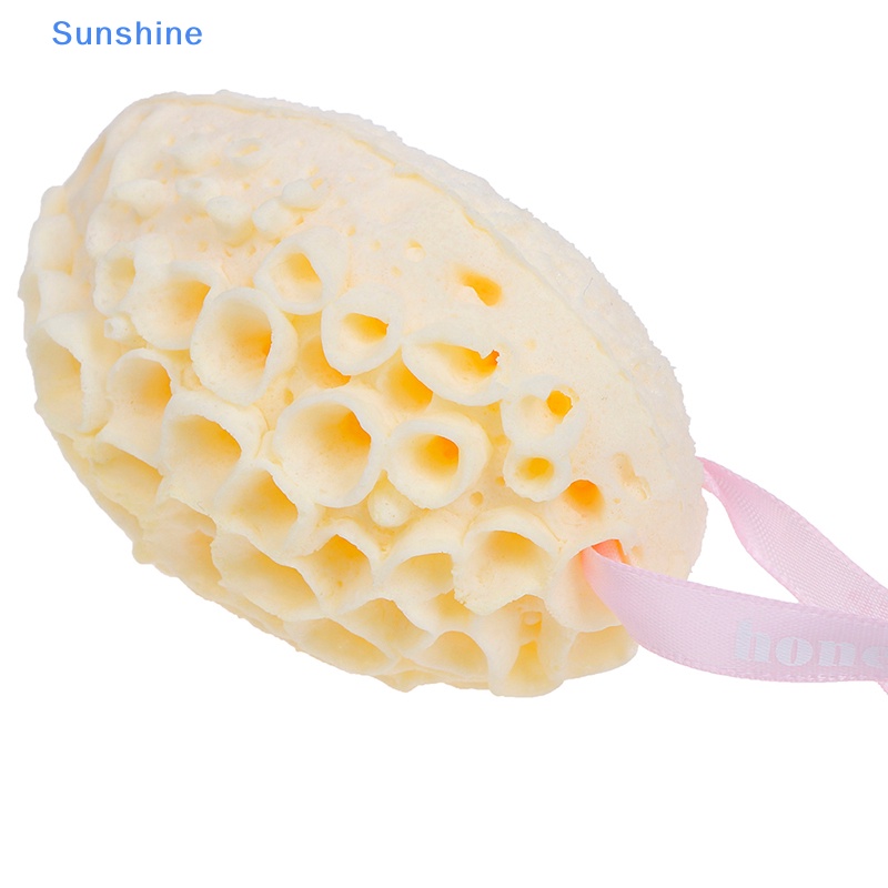 Bông Mút Tẩy Tế Bào Chết Toàn Diện Thiết Kế Kiểu Tổ Ong Tự Nhiên Tiện Dụng