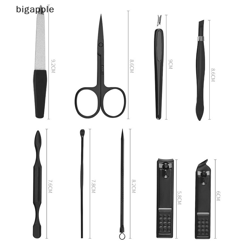 Bộ 7 / 9 Dụng Cụ Chăm Sóc Móng Tay Bằng Thép Không Gỉ