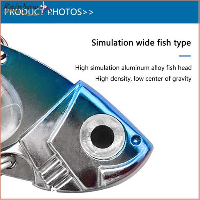 Mồi Giả Câu Cá Bằng Kim Loại Có Đèn Led 8cm31g