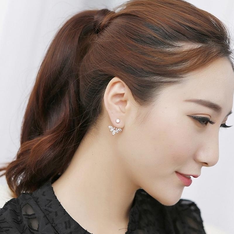 Bông Tai HìNh Hoa CúC ĐíNh Đá LấP LáNh