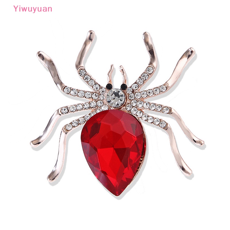 Ghim Cài Áo Hình Nhện Đính Pha Lê Sáng Tạo Thời Trang Cho Nữ