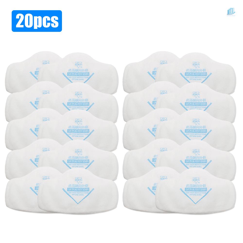 Bộ 20 Miếng Lọc Cotton Chống Bụi Cho Kính Bảo Hộ Phòng Độc