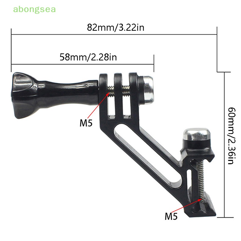 Set 1 Thanh Trượt Xương Cá Gắn Máy Ảnh Hero9 Shadowstone Màu Đen Siêu Bền Tiện Dụng